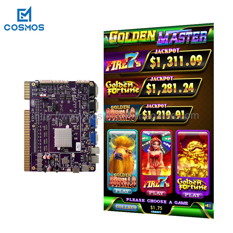 Linking Single Play cattle 5 In 1 Slot Machine Board Double Screen